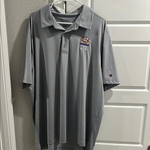 Champion Gray Performance Polo Shirt